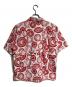 TENBOX (テンボックス) 時計プリント半袖シャツ/Watch print short sleeve shirt レッド サイズ:S：6000円
