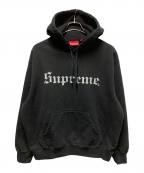 SUPREMEシュプリーム）の古着「Washed Old English Hooded Sweatshirt」｜ブラック