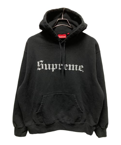 SUPREME（シュプリーム）Supreme (シュプリーム) Washed Old English Hooded Sweatshirt ブラック サイズ:Mの古着・服飾アイテム