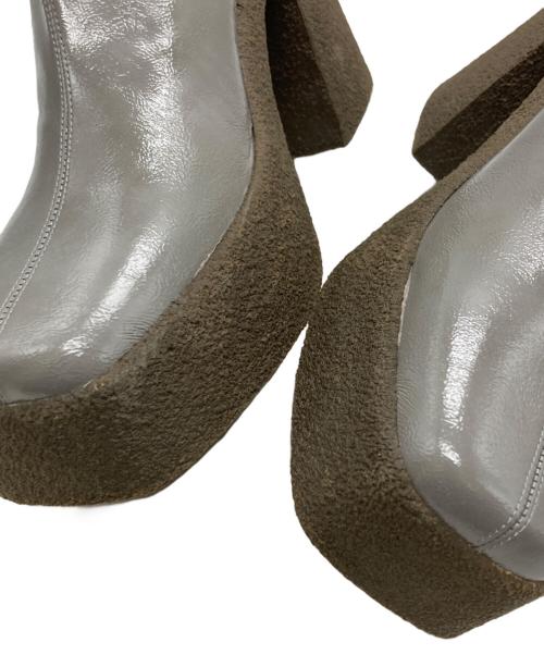 STELLA McCARTNEY（ステラマッカートニー）STELLA McCARTNEY (ステラマッカートニー) SKYLAチャンキーブーツ/スカイラ グレー サイズ:38 1/2の古着・服飾アイテム