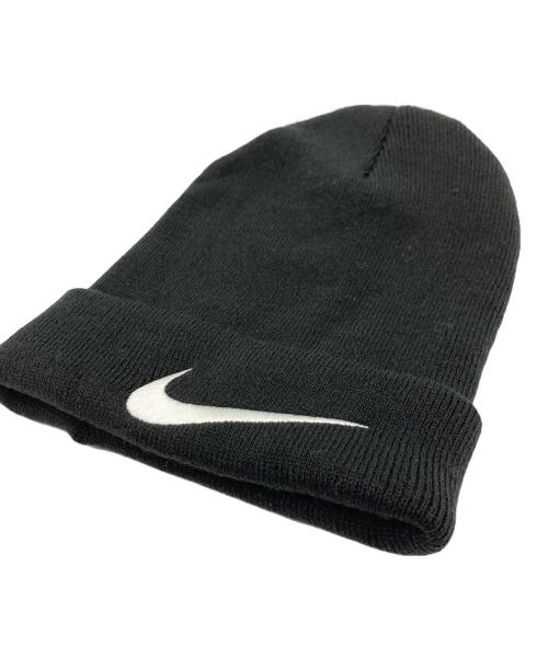 NIKE（ナイキ）NIKE (ナイキ) stussy (ステューシー) ニット帽 ブラックの古着・服飾アイテム