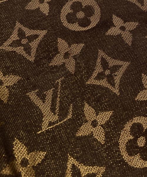 LOUIS VUITTON（ルイ ヴィトン）LOUIS VUITTON (ルイ ヴィトン) ショール・モノグラムシャイン/Monogram Shine Shawl ブラウンの古着・服飾アイテム
