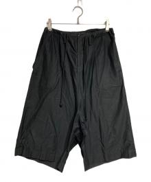 GROUND Y（グラウンドワイ）の古着「袴バギーショーツ/Hakama Baggy Shorts」｜ブラック