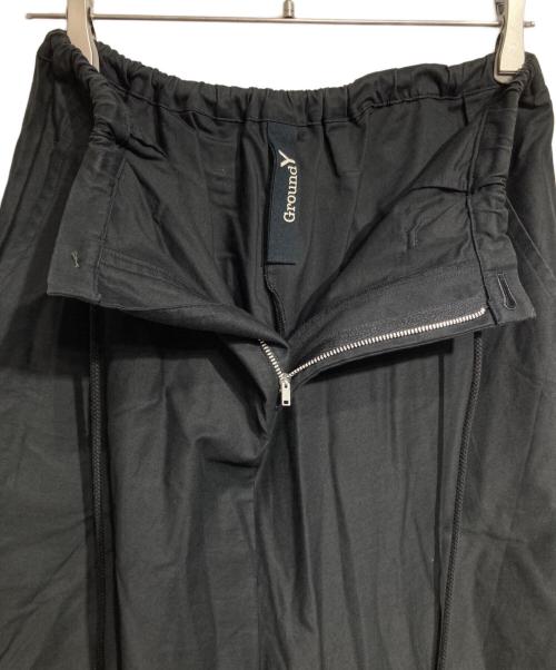 GROUND Y（グラウンドワイ）GROUND Y (グラウンドワイ) 袴バギーショーツ/Hakama Baggy Shorts ブラック サイズ:1の古着・服飾アイテム