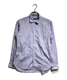 COMME des GARCONS HOMME PLUS（コムデギャルソンオムプリュス）の古着「オープンカラーシャツ/Open Collar Shirt」｜ブルー