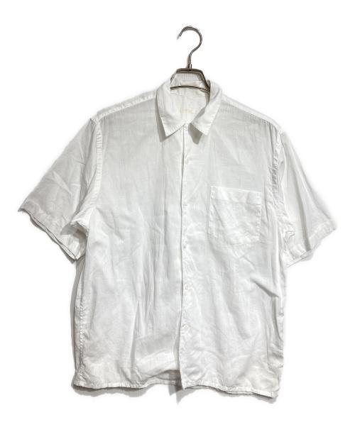 COMOLI（コモリ）COMOLI (コモリ) ベタシャンオープンカラーシャツ/Solid Chambray Open Collar Shirt ホワイト サイズ:Mの古着・服飾アイテム
