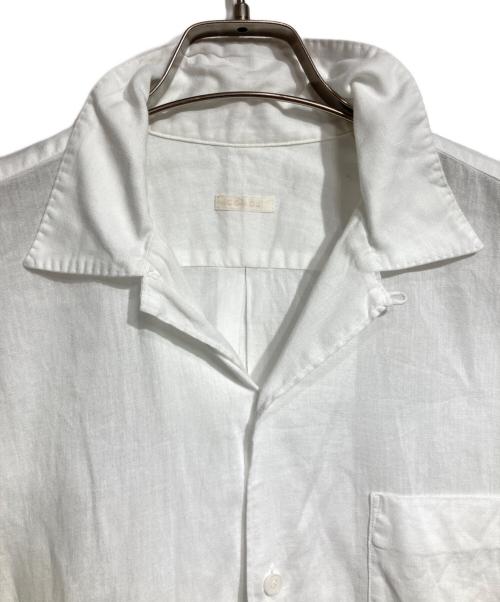 COMOLI（コモリ）COMOLI (コモリ) ベタシャンオープンカラーシャツ/Solid Chambray Open Collar Shirt ホワイト サイズ:Mの古着・服飾アイテム