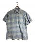 ARROW（アロー）の古着「絣チェックS/Sシャツ/Ikat check short」｜ブルー
