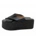 J&M DAVIDSON (ジェイ＆エム デヴィッドソン) ウェッジソールサンダル / Wedge-sole sandals ブラック サイズ:38：8000円
