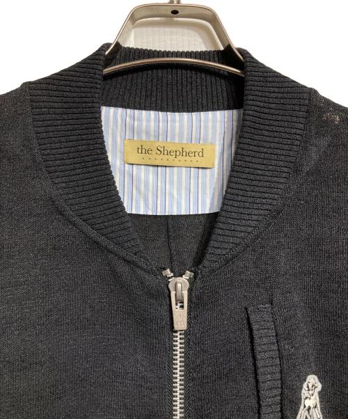 the Shepherd（ザシェパード）the Shepherd (ザシェパード) UNDERCOVER (アンダーカバー) 和紙混ジップジャケット/Washi paper blend zip jacket ブラック サイズ:4の古着・服飾アイテム