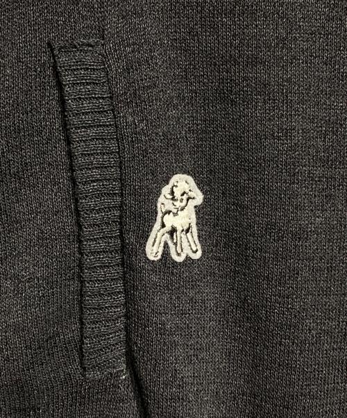 the Shepherd（ザシェパード）the Shepherd (ザシェパード) UNDERCOVER (アンダーカバー) 和紙混ジップジャケット/Washi paper blend zip jacket ブラック サイズ:4の古着・服飾アイテム