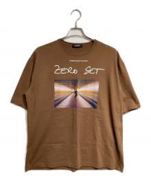 UNDERCOVER（アンダーカバー）の古着「ZERO SET プリントTシャツ」｜ブラウン