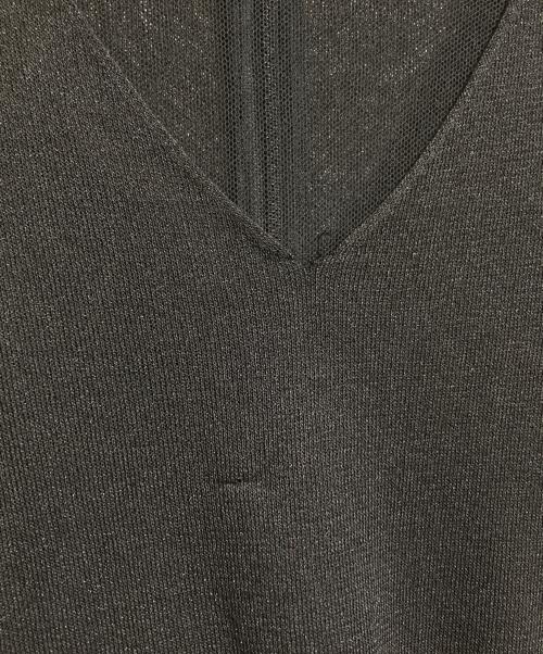 UNDERCOVER（アンダーカバー）UNDERCOVER (アンダーカバー) Layered high-neck top/レイヤードハイネックトップス ブラック サイズ:2の古着・服飾アイテム