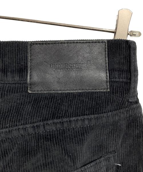 UNDERCOVER（アンダーカバー）UNDERCOVER (アンダーカバー) ドリップビーズ加工 コーデュロイパンツ/Drip Beaded Corduroy Pants ブラック サイズ:3の古着・服飾アイテム