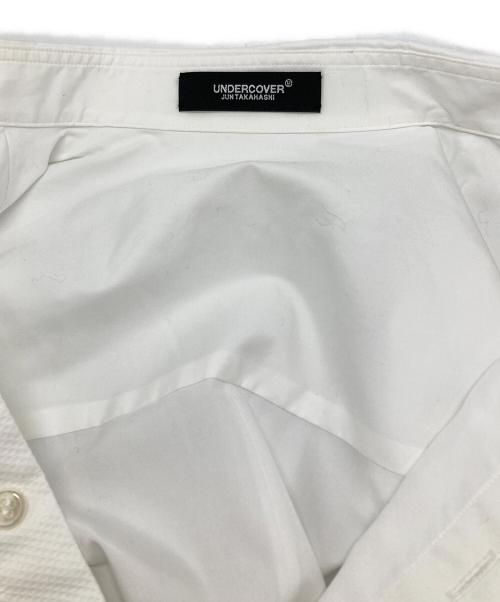 UNDERCOVER（アンダーカバー）UNDERCOVER (アンダーカバー) フローラルエンブロイダリー コットンシャツ/Floral Embroidery Cotton Shirt ホワイト サイズ:1の古着・服飾アイテム