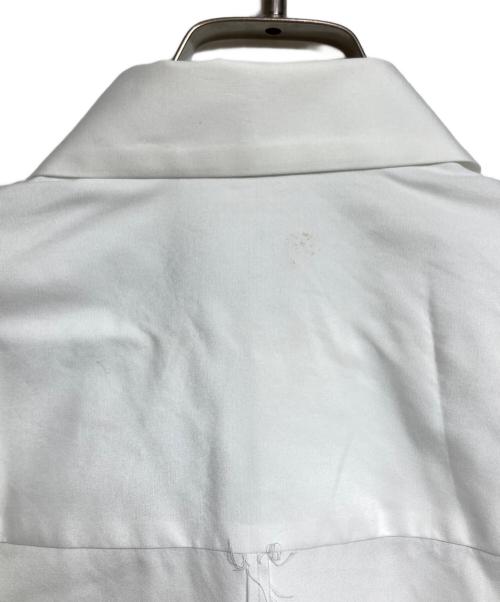 UNDERCOVER（アンダーカバー）UNDERCOVER (アンダーカバー) フローラルエンブロイダリー コットンシャツ/Floral Embroidery Cotton Shirt ホワイト サイズ:1の古着・服飾アイテム