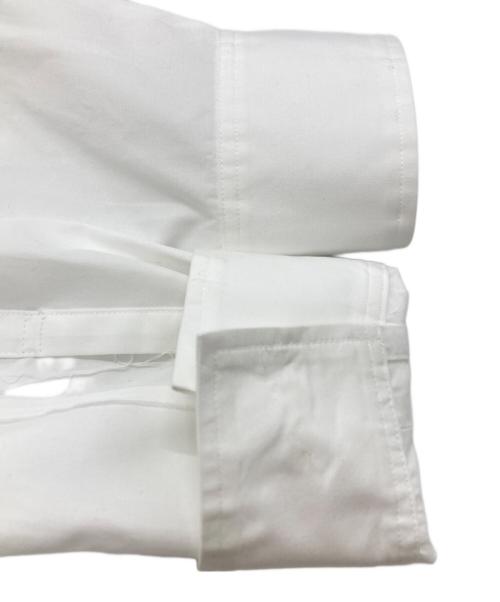 UNDERCOVER（アンダーカバー）UNDERCOVER (アンダーカバー) フローラルエンブロイダリー コットンシャツ/Floral Embroidery Cotton Shirt ホワイト サイズ:1の古着・服飾アイテム