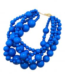 UNDERCOVER（アンダーカバー）の古着「大粒パールネックレス/Necklace」｜ブルー