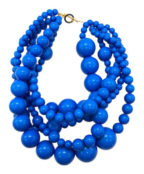 UNDERCOVER（アンダーカバー）UNDERCOVER (アンダーカバー) 大粒パールネックレス/Necklace ブルー サイズ:Fの古着・服飾アイテム