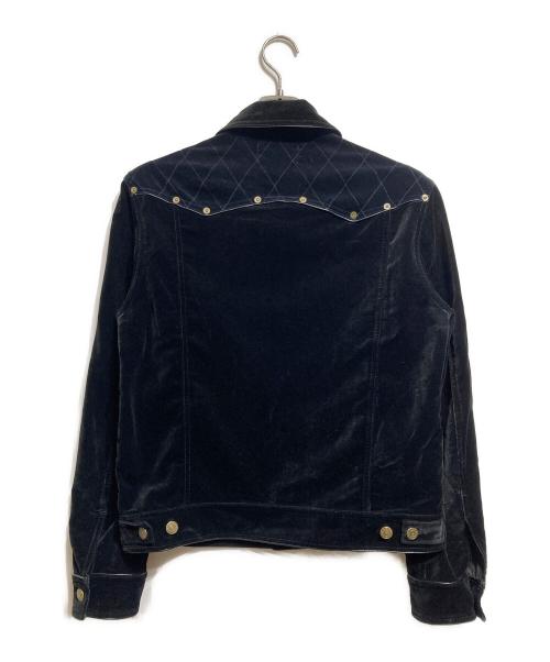 BLANK（ブランク）BLANK (ブランク) ベルベットウエスタンジャケット/Velvet Western Jacket ブラック サイズ:2の古着・服飾アイテム