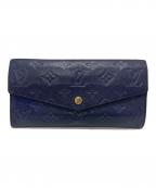 LOUIS VUITTONルイ ヴィトン）の古着「2つ折り財布/Wallet」｜ネイビー