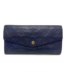 LOUIS VUITTON（ルイ ヴィトン）の古着「2つ折り財布/Wallet」｜ネイビー