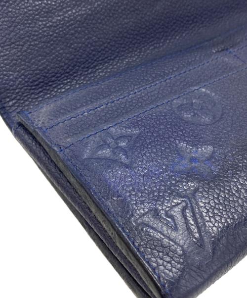LOUIS VUITTON（ルイ ヴィトン）LOUIS VUITTON (ルイ ヴィトン) 2つ折り財布/Wallet ネイビーの古着・服飾アイテム