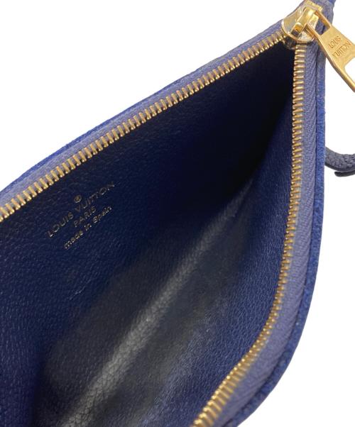 LOUIS VUITTON（ルイ ヴィトン）LOUIS VUITTON (ルイ ヴィトン) 2つ折り財布/Wallet ネイビーの古着・服飾アイテム