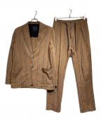 T-Jacketティージャケット）の古着「シアサッカーセットアップ/Seersucker Co-ord Set」｜ブラウン