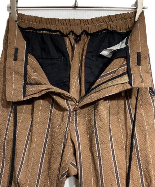 T-Jacket（ティージャケット）T-JACKET (ティージャケット) シアサッカーセットアップ/Seersucker Co-ord Set ブラウン サイズ:Mの古着・服飾アイテム