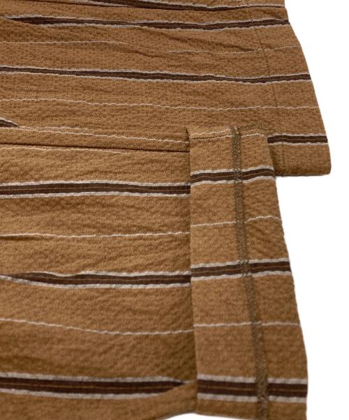 T-Jacket（ティージャケット）T-JACKET (ティージャケット) シアサッカーセットアップ/Seersucker Co-ord Set ブラウン サイズ:Mの古着・服飾アイテム