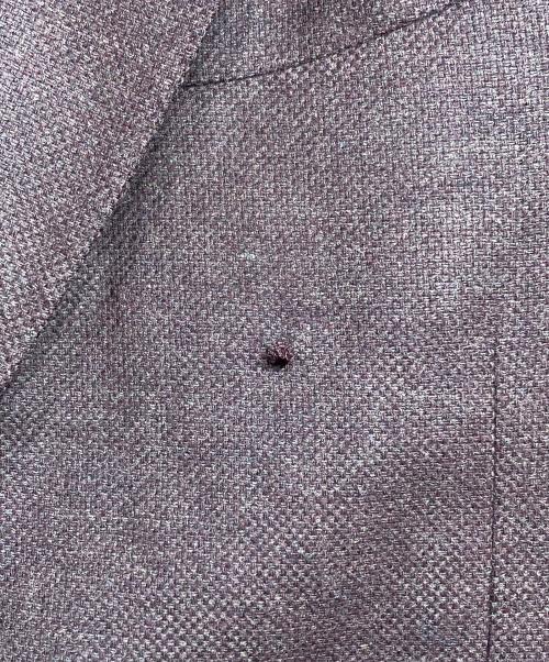 LARDINI（ラルディーニ）LARDINI (ラルディーニ) ウールダブル金ボタンジャケット /  Wool double-breasted jacket with gold buttons レッド サイズ:48の古着・服飾アイテム
