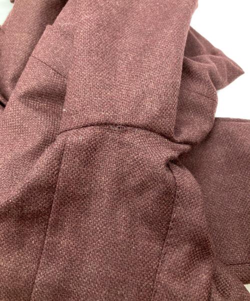 LARDINI（ラルディーニ）LARDINI (ラルディーニ) ウールダブル金ボタンジャケット /  Wool double-breasted jacket with gold buttons レッド サイズ:48の古着・服飾アイテム