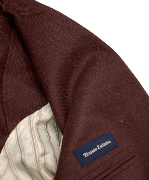 LARDINI（ラルディーニ）LARDINI (ラルディーニ) ウールダブル金ボタンジャケット /  Wool double-breasted jacket with gold buttons レッド サイズ:48の古着・服飾アイテム