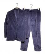 CARUSOカルーゾ）の古着「コーデュロイセットアップ / Corduroy suit」｜ネイビー