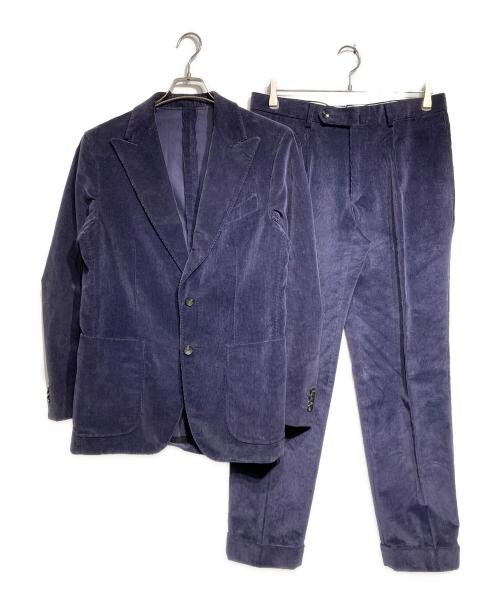 CARUSO（カルーゾ）CARUSO (カルーゾ) コーデュロイセットアップ / Corduroy suit ネイビー サイズ:48の古着・服飾アイテム