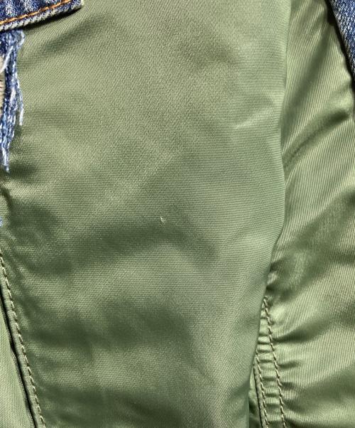 sacai（サカイ）sacai (サカイ) Denim x MA-1 Jacket/デニム × MA-1 ジャケット インディゴ サイズ:2の古着・服飾アイテム