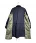 sacai (サカイ) ドッキングミリタリーコート/Mixed Media Military Coat ネイビー×グリーン サイズ:3：60000円