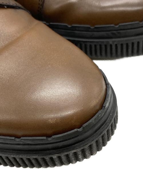 TOD'S（トッズ）TOD'S (トッズ) スタッズレザーブーツ/Studded leather boots ブラウン サイズ:7 1/2の古着・服飾アイテム