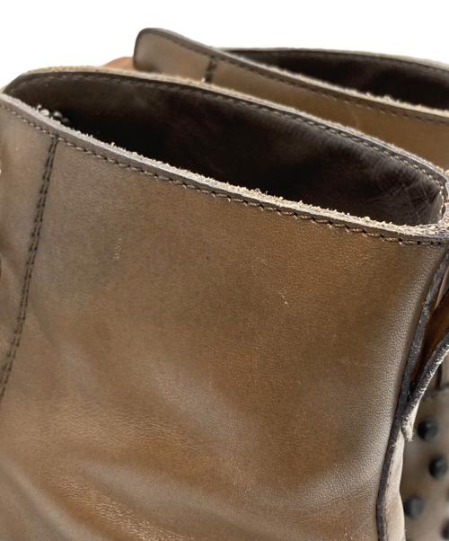 TOD'S（トッズ）TOD'S (トッズ) スタッズレザーブーツ/Studded leather boots ブラウン サイズ:7 1/2の古着・服飾アイテム