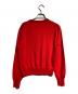 MACPHEE (マカフィー) プレーンウール クルーネックカーディガン レッド サイズ:Ｍ：6000円
