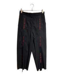 STELLA McCARTNEY（ステラマッカートニー）の古着「フロントラインスラックス / Frontline Slacks 」｜ブラック