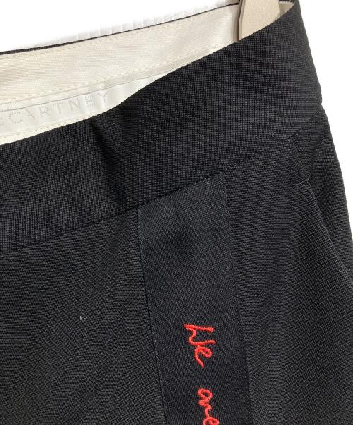 STELLA McCARTNEY（ステラマッカートニー）STELLA McCARTNEY (ステラマッカートニー) フロントラインスラックス / Frontline Slacks  ブラック サイズ:38の古着・服飾アイテム