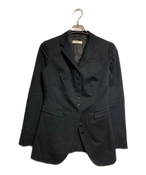 PRADA（プラダ）PRADA (プラダ) ナポレオンジャケット/Napoleon Jacket ネイビー サイズ:42の古着・服飾アイテム