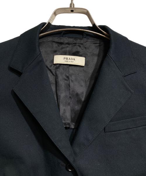 PRADA（プラダ）PRADA (プラダ) ナポレオンジャケット/Napoleon Jacket ネイビー サイズ:42の古着・服飾アイテム