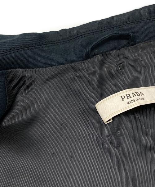 PRADA（プラダ）PRADA (プラダ) ナポレオンジャケット/Napoleon Jacket ネイビー サイズ:42の古着・服飾アイテム