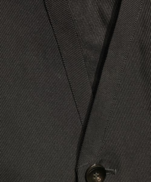 OVERCOAT（オーバーコート）OVERCOAT (オーバーコート) Collerless Single Breasted Jacket/カラーレスシングルブレステッドジャケット ブラック サイズ:1の古着・服飾アイテム