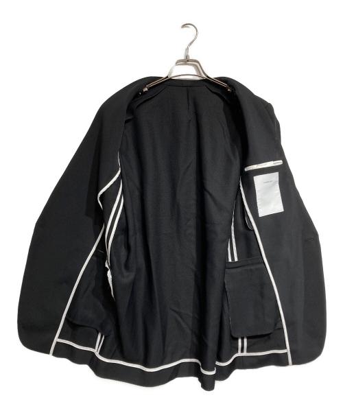 OVERCOAT（オーバーコート）OVERCOAT (オーバーコート) Collerless Single Breasted Jacket/カラーレスシングルブレステッドジャケット ブラック サイズ:1の古着・服飾アイテム