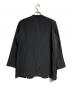 OVERCOAT (オーバーコート) Collerless Single Breasted Jacket/カラーレスシングルブレステッドジャケット ブラック サイズ:1：20000円