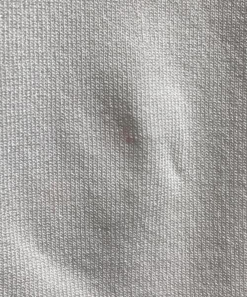 NEIL BARRETT（ニールバレット）NEIL BARRETT (ニールバレット) 半袖ニットポロシャツ/Short-sleeved knit polo shirt ホワイト サイズ:Lの古着・服飾アイテム
